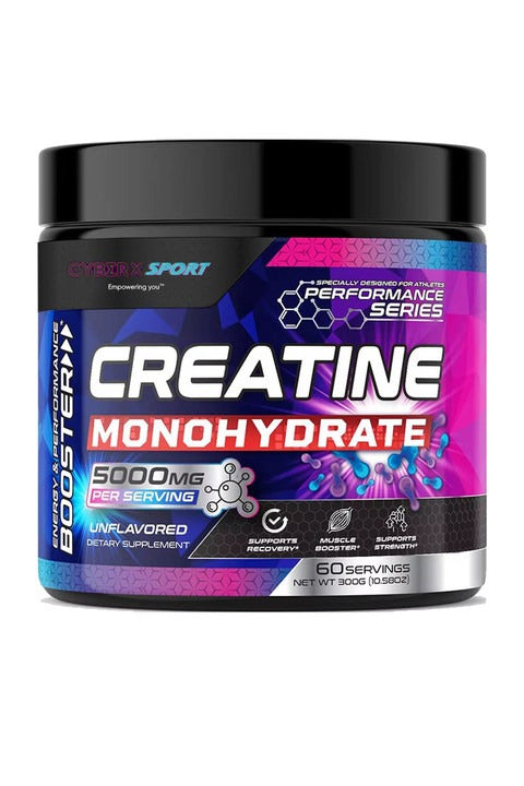CyberXsport™ Creatine Monohydrate 300g  | 5000mg p/s | Performance Energy System