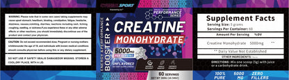 CyberXsport™ Creatine Monohydrate 300g  | 5000mg p/s | Performance Energy System