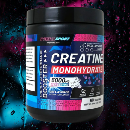 CyberXsport™ Creatine Monohydrate 300g  | 5000mg p/s | Performance Energy System